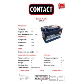 BATTERiA 12V 72AH L3DX BASSA